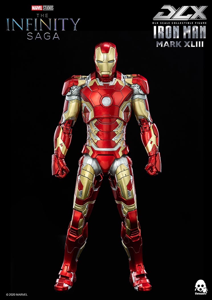 Avengers: Infinity Saga Iron Man Mark 43 DLX Three Zero