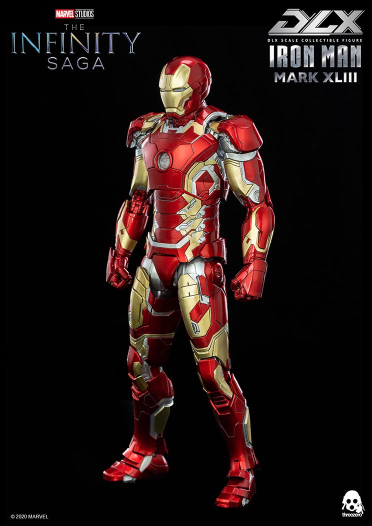 Avengers: Infinity Saga Iron Man Mark 43 DLX Three Zero