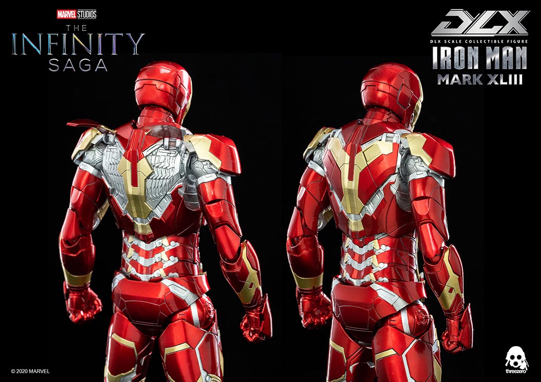 Avengers: Infinity Saga Iron Man Mark 43 DLX Three Zero