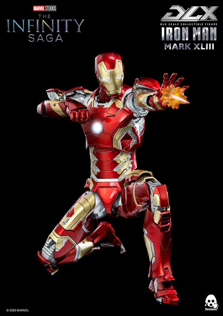 Avengers: Infinity Saga Iron Man Mark 43 DLX Three Zero