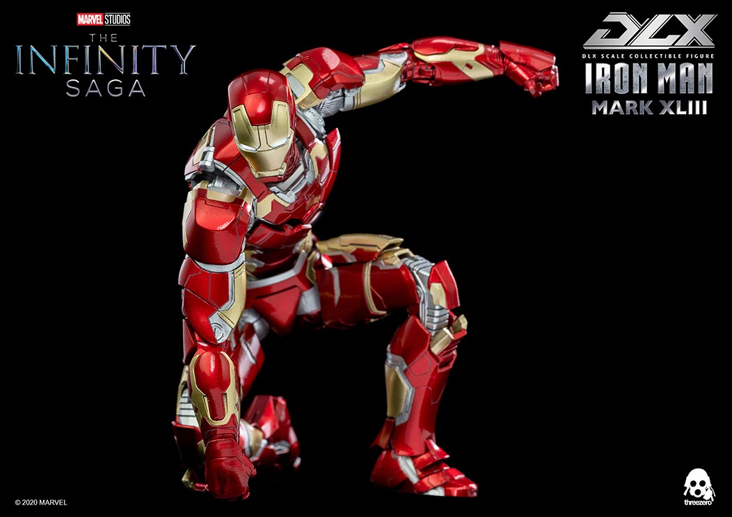 Avengers: Infinity Saga Iron Man Mark 43 DLX Three Zero