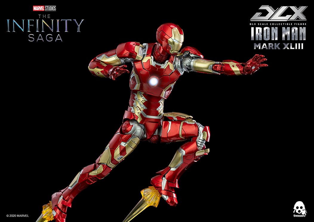 Avengers: Infinity Saga Iron Man Mark 43 DLX Three Zero