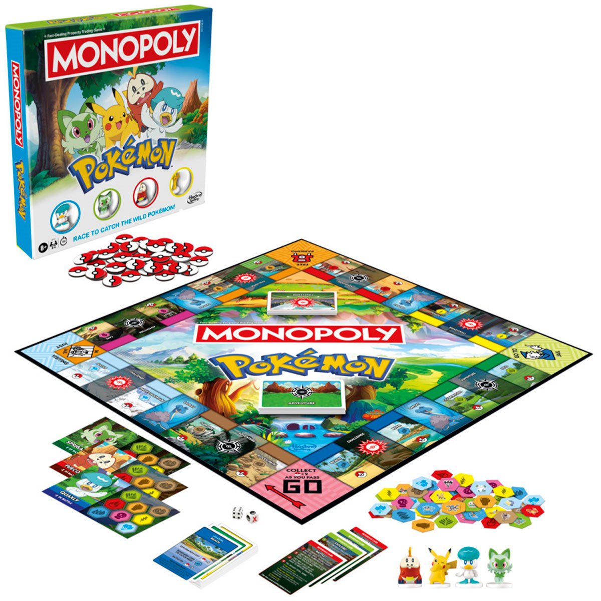 Pokemon Edition Monopoly Game (Inglés)