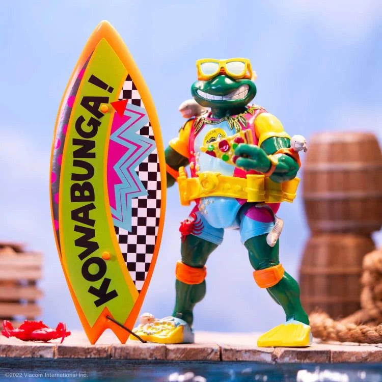 Teenage Mutant Ninja Turtles ULTIMATES! Sewer Surfer Mike Super 7