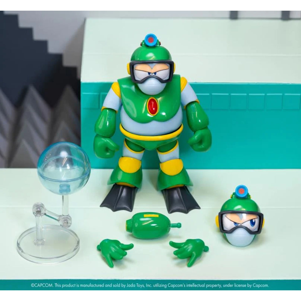 [Preventa] Mega Man Bubble Man Deluxe 1/12 Scale Action Figure Jada Toys