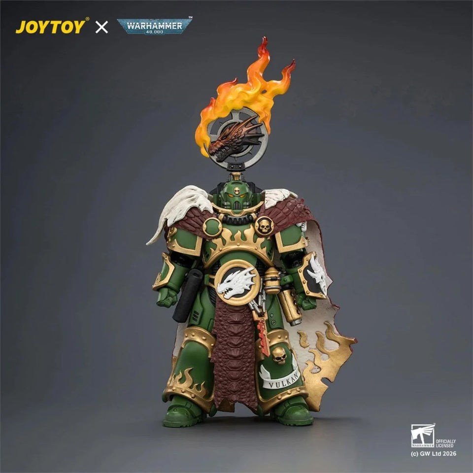 [Preventa] Joy Toy Warhammer 40,000 Salamanders Vulkan He'stan the Forgefather 1:18 Scale Figure
