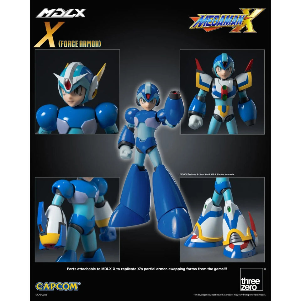 [Preventa] Mega Man X Force Armor MDLX Action Figure THREE ZERO