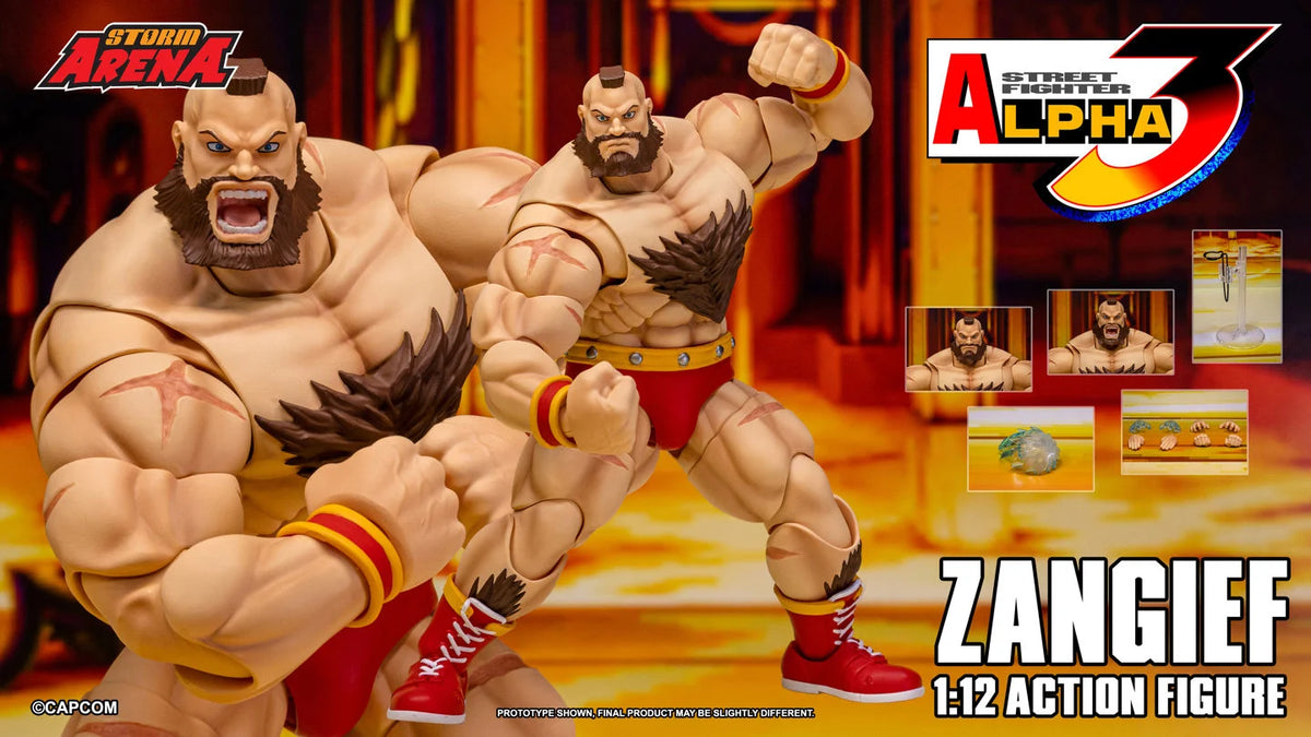 [Preventa] Street Fighter Alpha 3 Storm Arena Zangief 1/12 Storm Collectibles