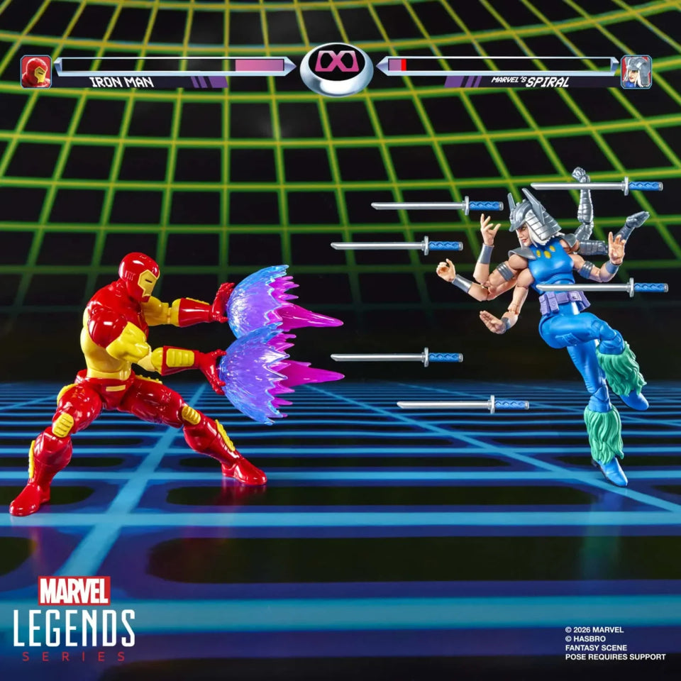 [Preventa] Series Gamerverse Iron Man vs Spiral Marvel Legends