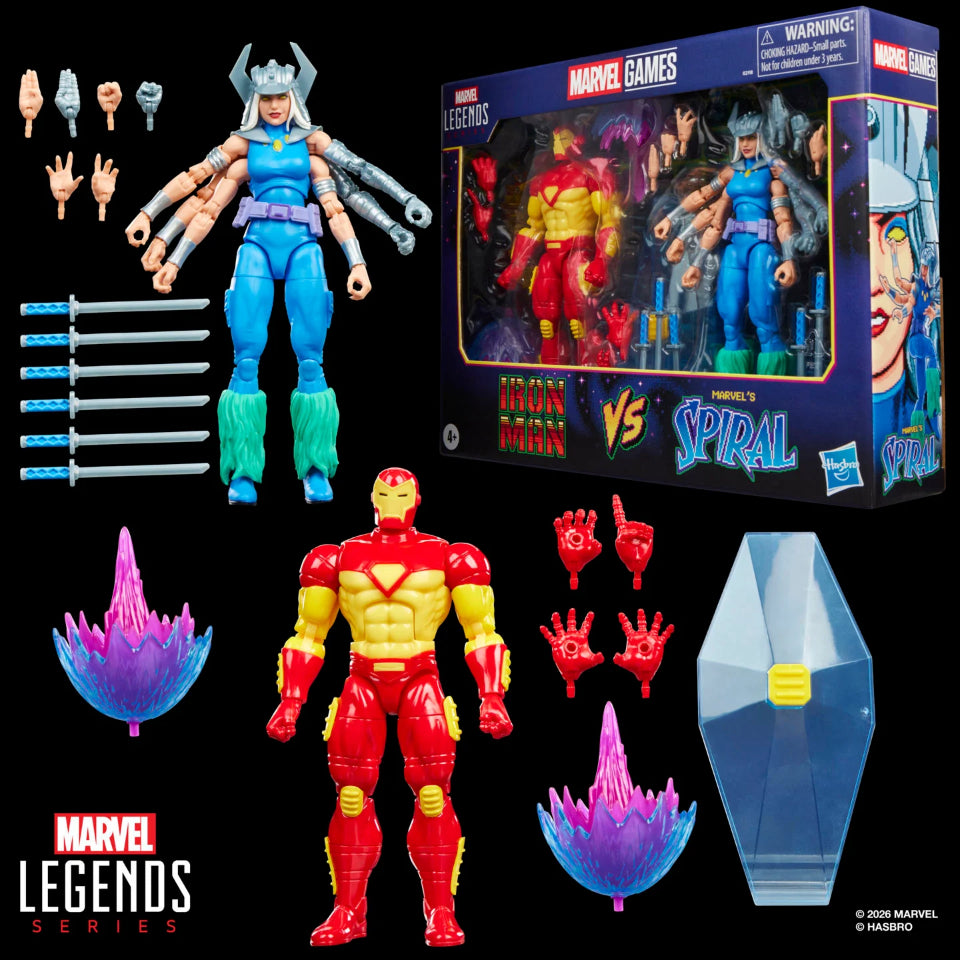 [Preventa] Series Gamerverse Iron Man vs Spiral Marvel Legends