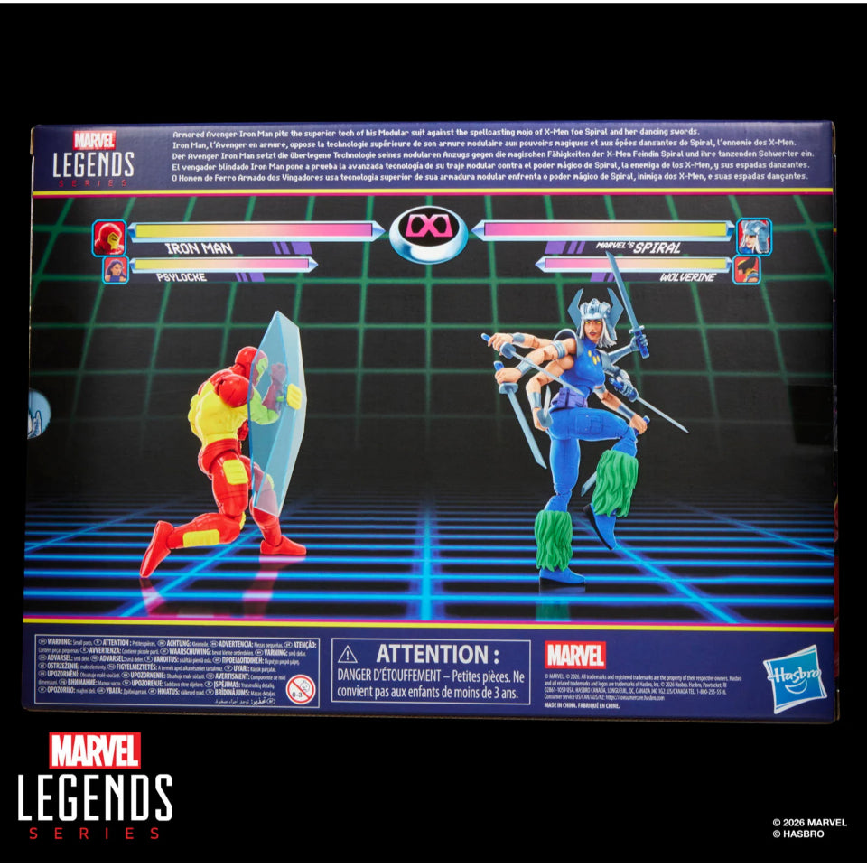 [Preventa] Series Gamerverse Iron Man vs Spiral Marvel Legends