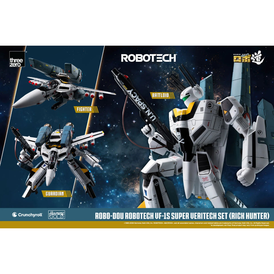 [Preventa] Robotech VF-1S Super Veritech Set Rick Hunter ROBO-DOU Threezero