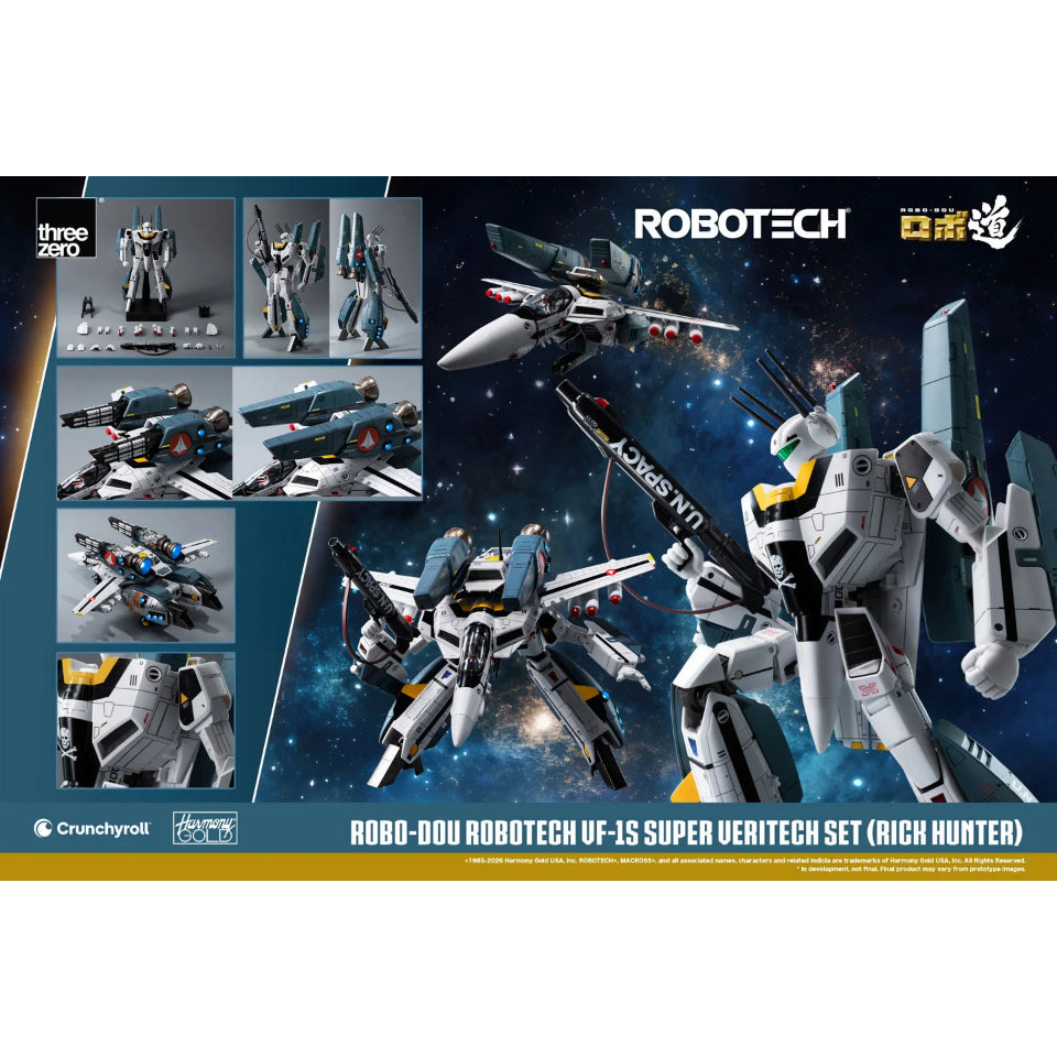 [Preventa] Robotech VF-1S Super Veritech Set Rick Hunter ROBO-DOU Threezero