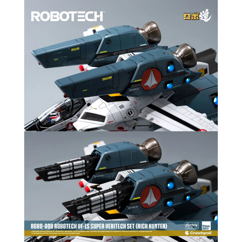 [Preventa] Robotech VF-1S Super Veritech Set Rick Hunter ROBO-DOU Threezero