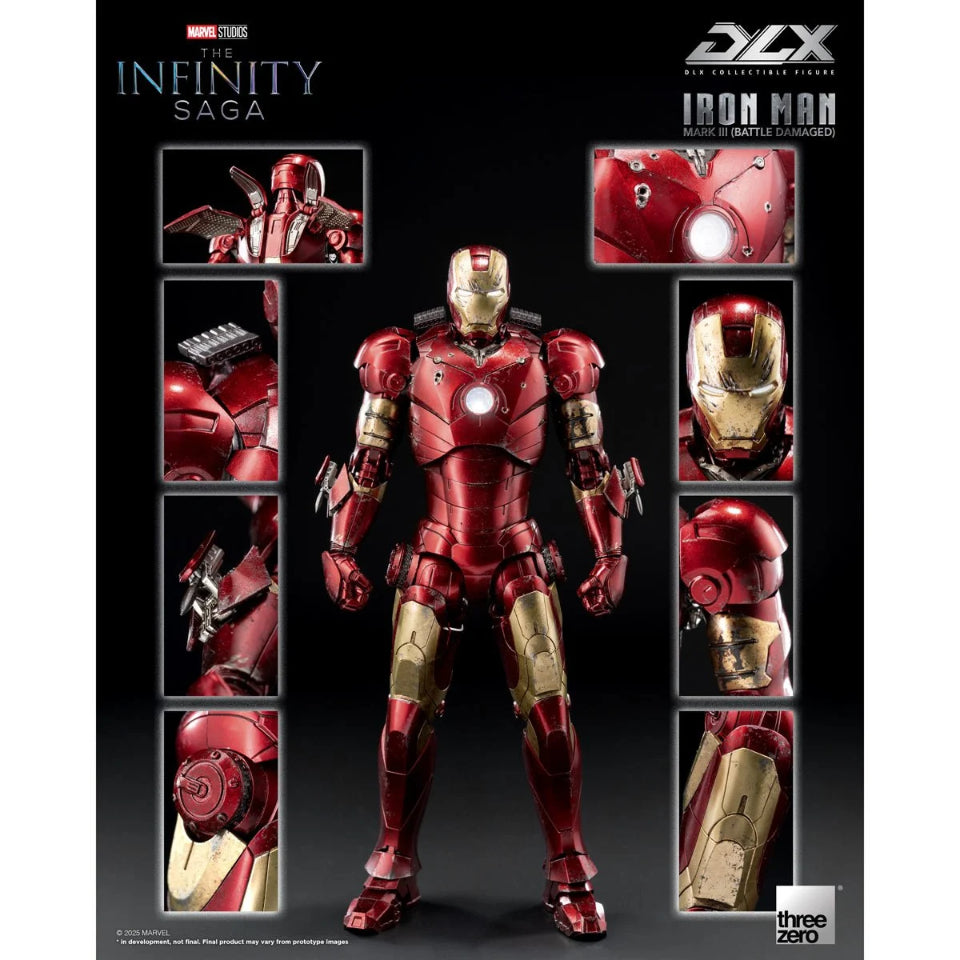 [Preventa] The Infinity Saga Iron Man Mark 3 (Battle Damaged) DLX Action Figure