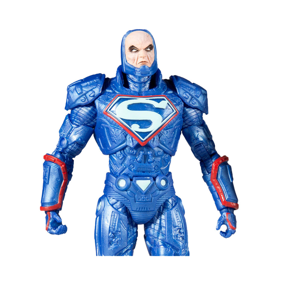 DC Multiverse Lex Luthor w/Blue Power Suit and Throne 7&quot; Figure