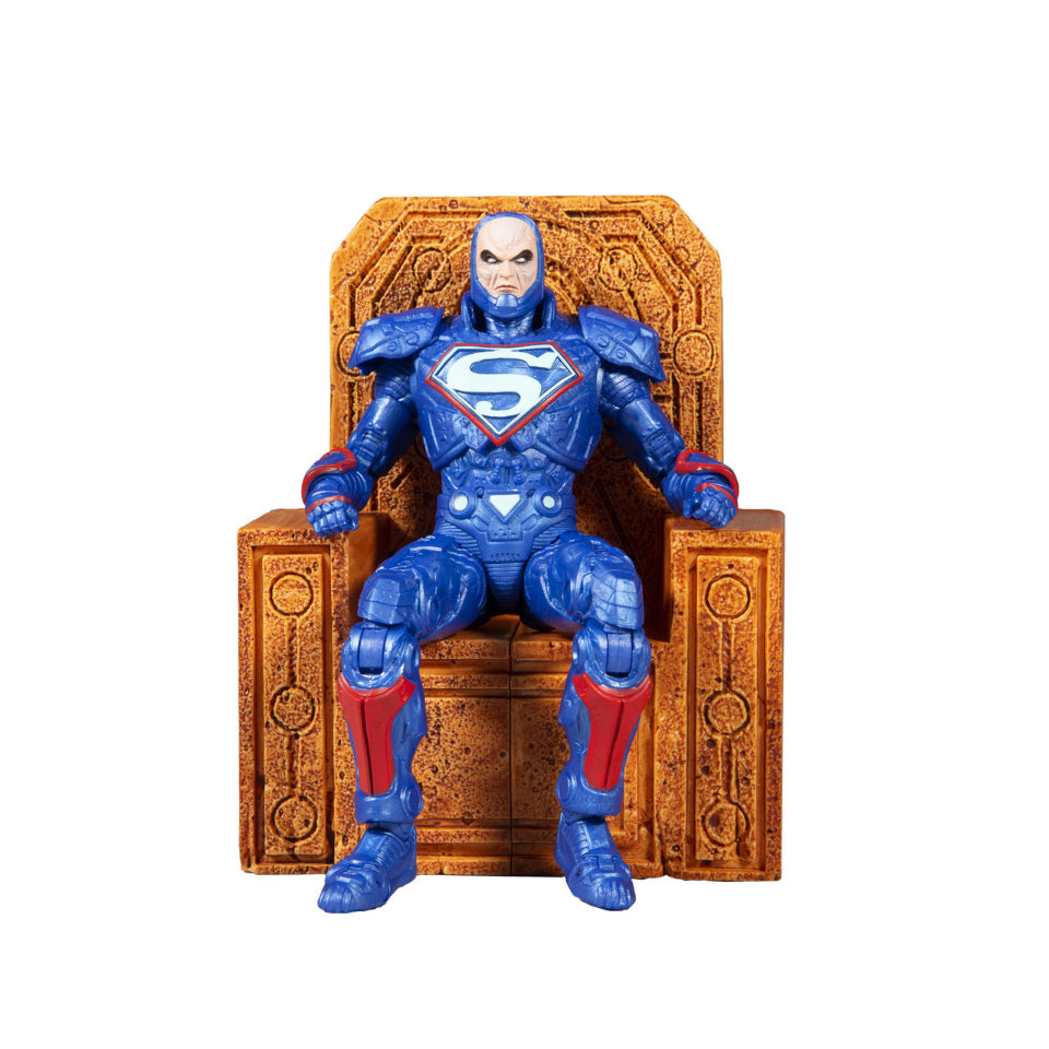 DC Multiverse Lex Luthor w/Blue Power Suit and Throne 7&quot; Figure