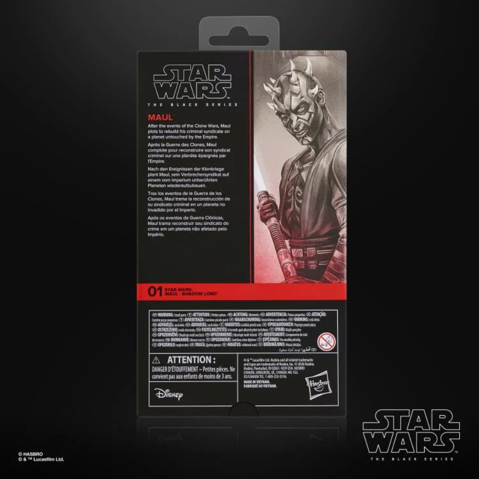 [Preventa] Star Wars Maul (Maul- Shadow Lord) The Black Series