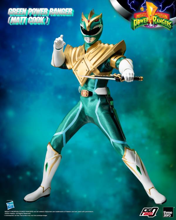 Mighty Morphin Power Rangers Green Ranger Matt Cook THREE ZERO