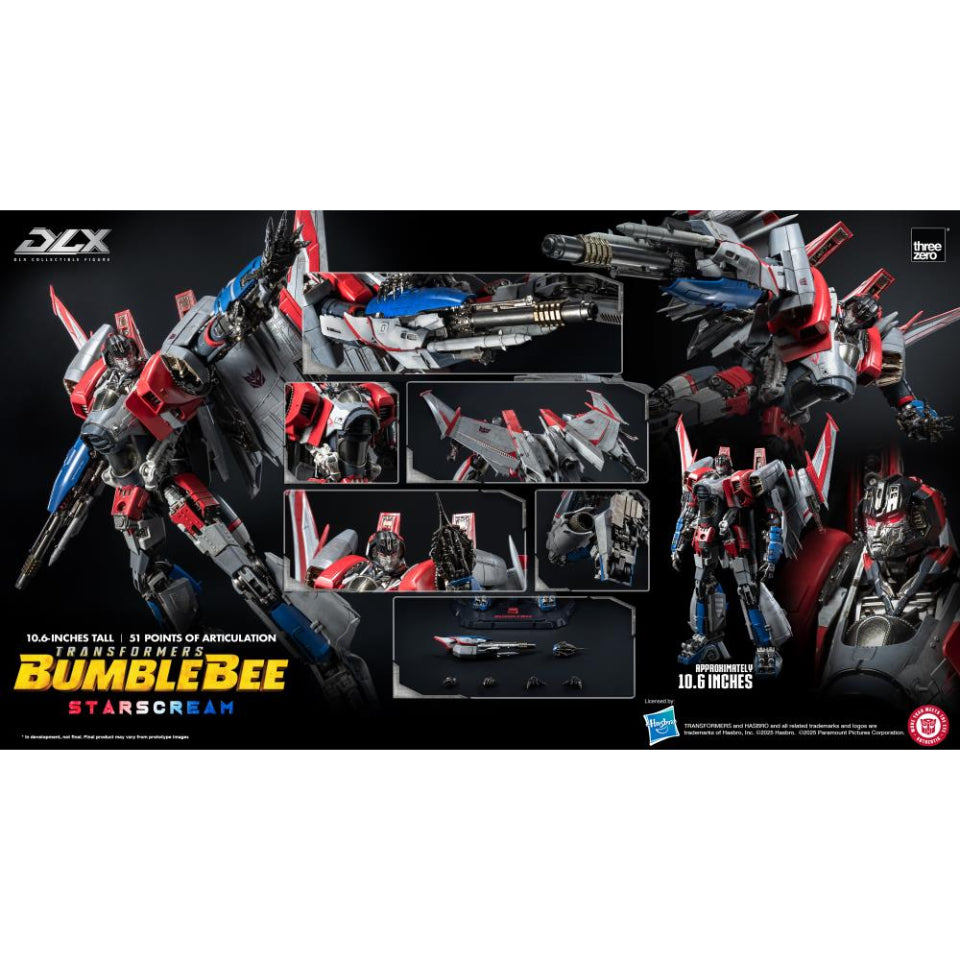 [Preventa]  Transformers: Bumblebee DLX Scale Collectible Series Starscream Action Figure Three Zero