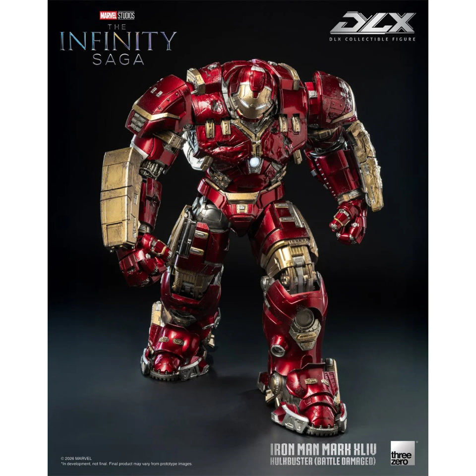 [Preventa]  Marvel Studios: The Infinity Saga Iron Man Mark 44 Hulkbuster Battle Damaged DLX Threezero