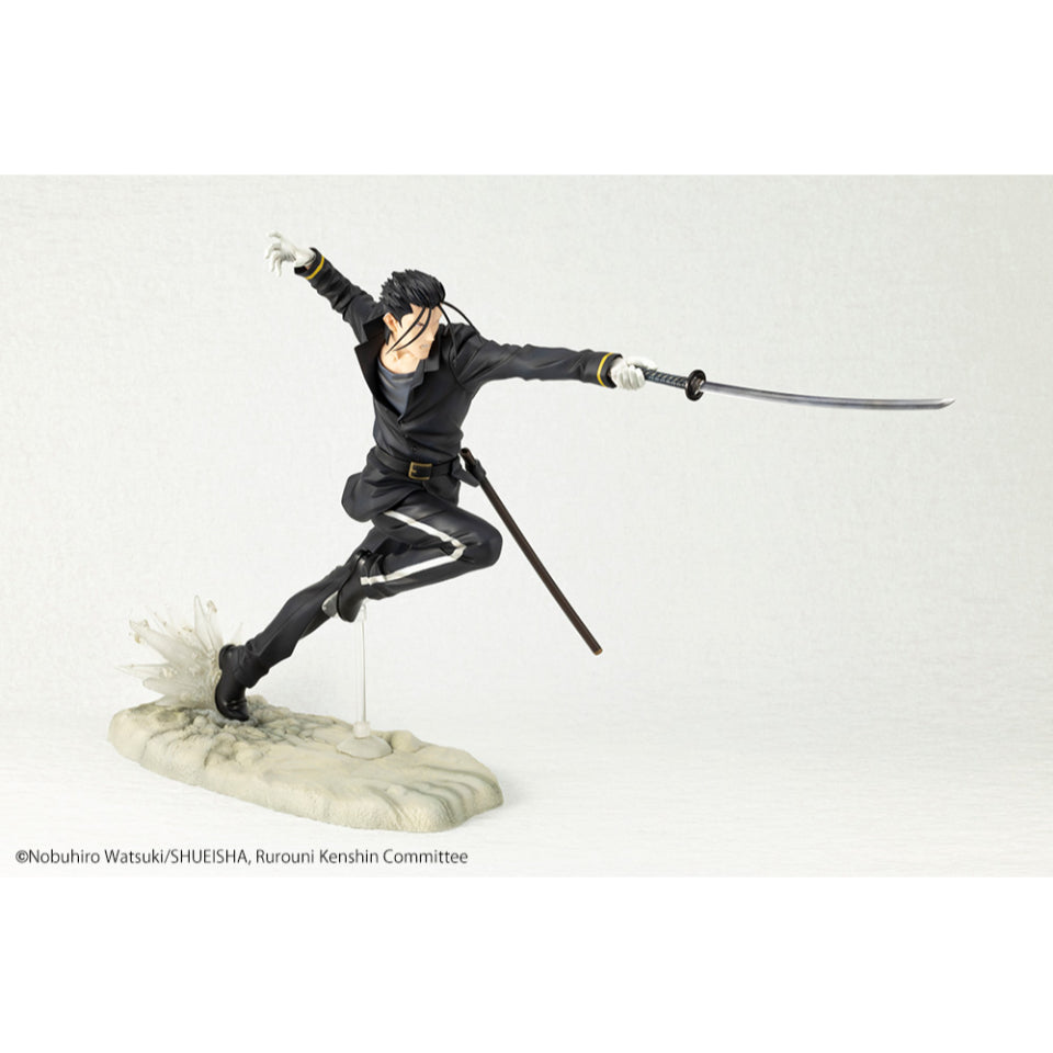 [Preventa] Rurouni Kenshin: Meiji Swordsman Romantic Story ArtFX J Hajime Saito 1/8 Scale Figure
