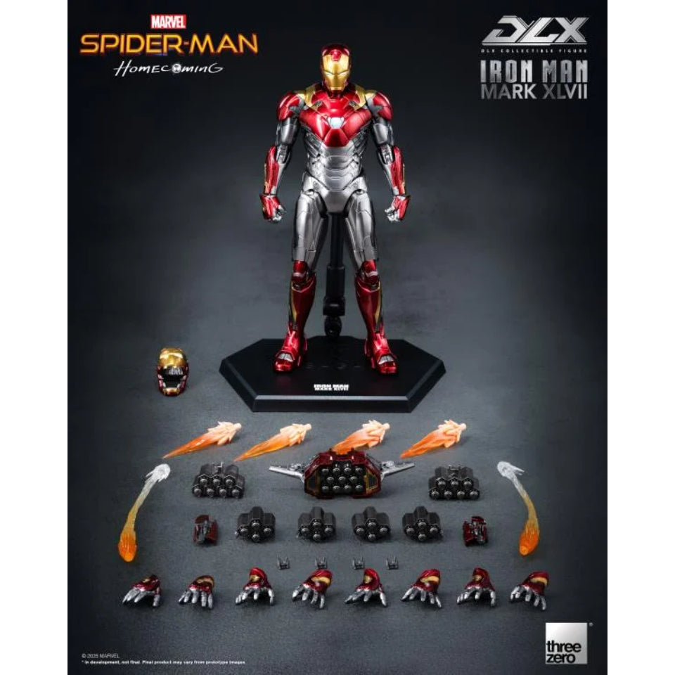 [Preventa]  Spider-Man: Homecoming Iron Man Mark 47 DLX Action Figure Three Zero