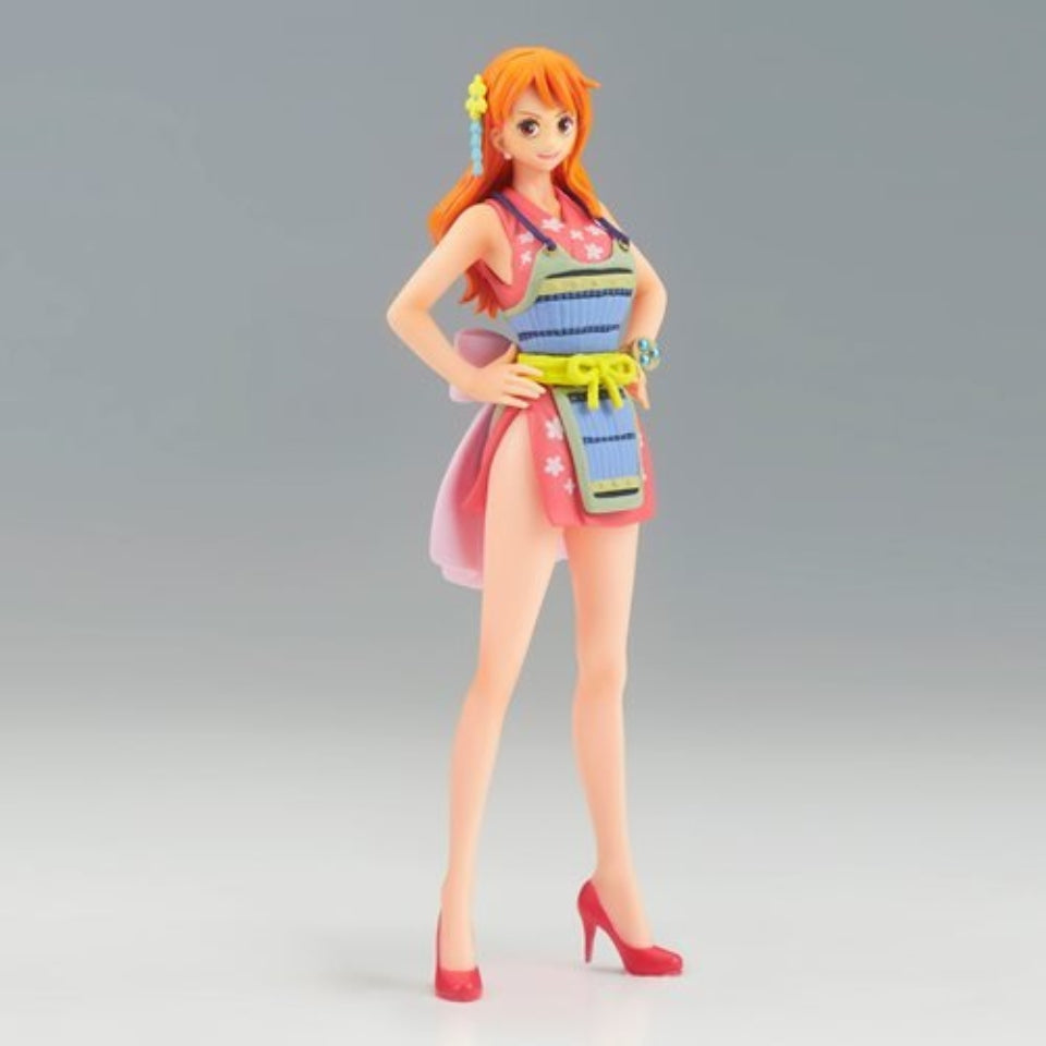 One Piece Nami The Grandline Lady Wanokuni Vol. 8 DXF Statue