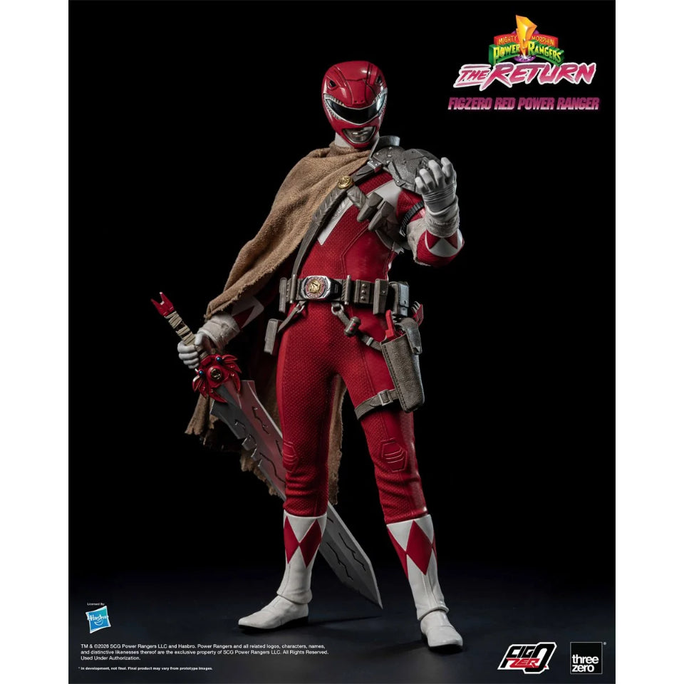 [Preventa]  Mighty Morphin Power Rangers: The Return FigZero Red Ranger FigZero Threezero