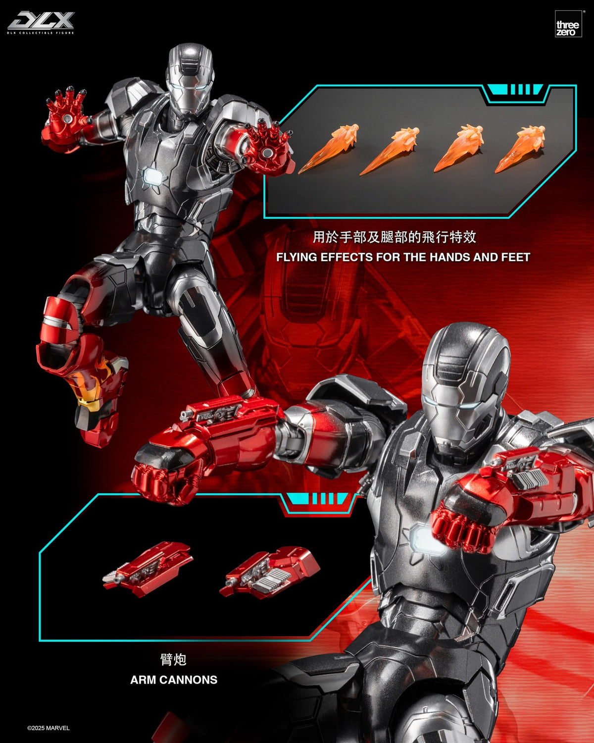 The Infinity Saga DLX Iron Man Mark 22 “Hot Rod” Three Zero