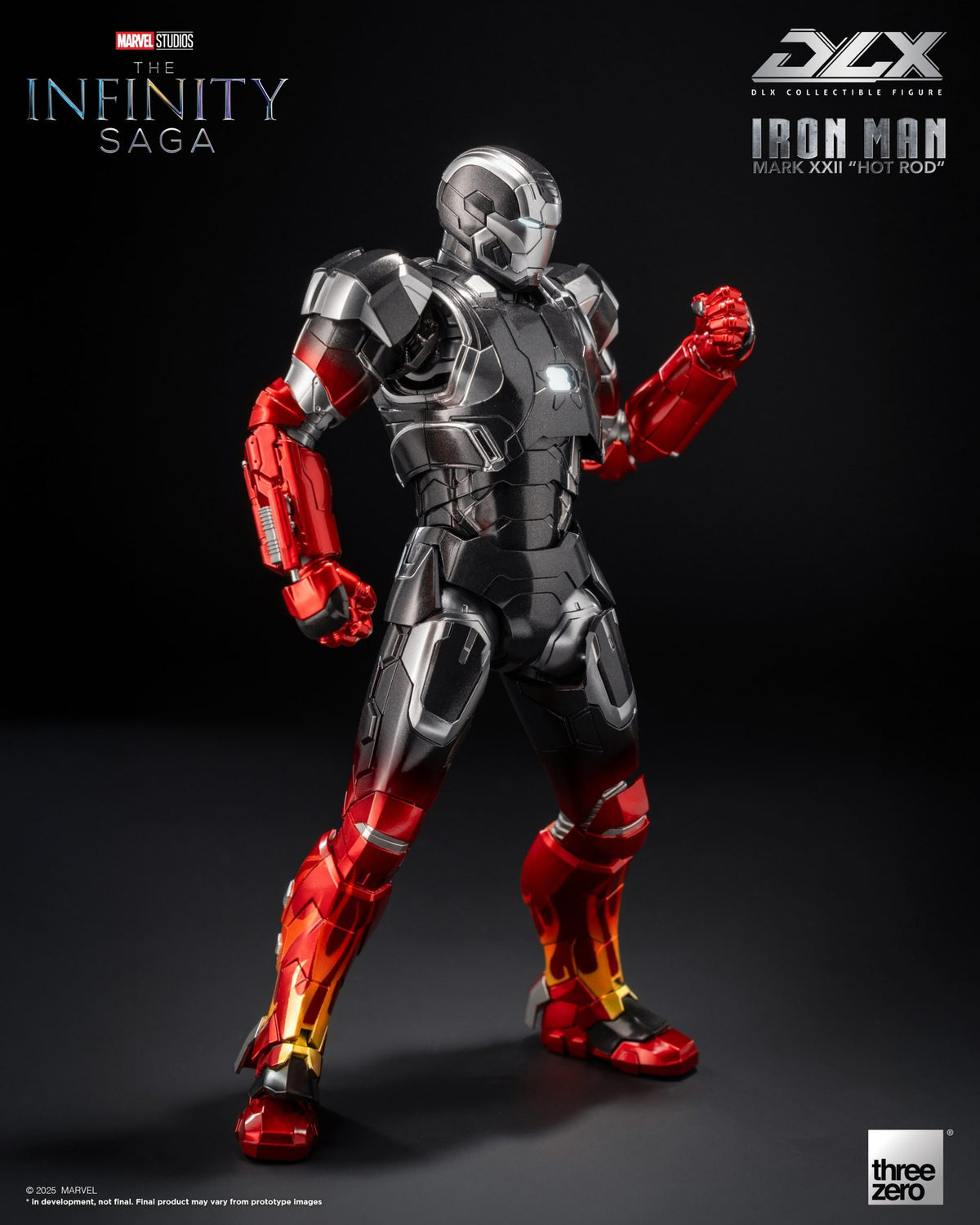 The Infinity Saga DLX Iron Man Mark 22 “Hot Rod” Three Zero