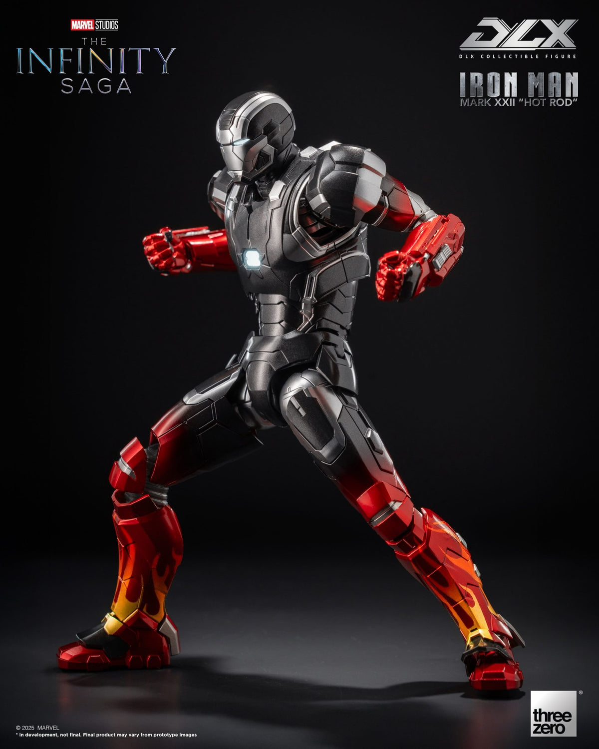 The Infinity Saga DLX Iron Man Mark 22 “Hot Rod” Three Zero