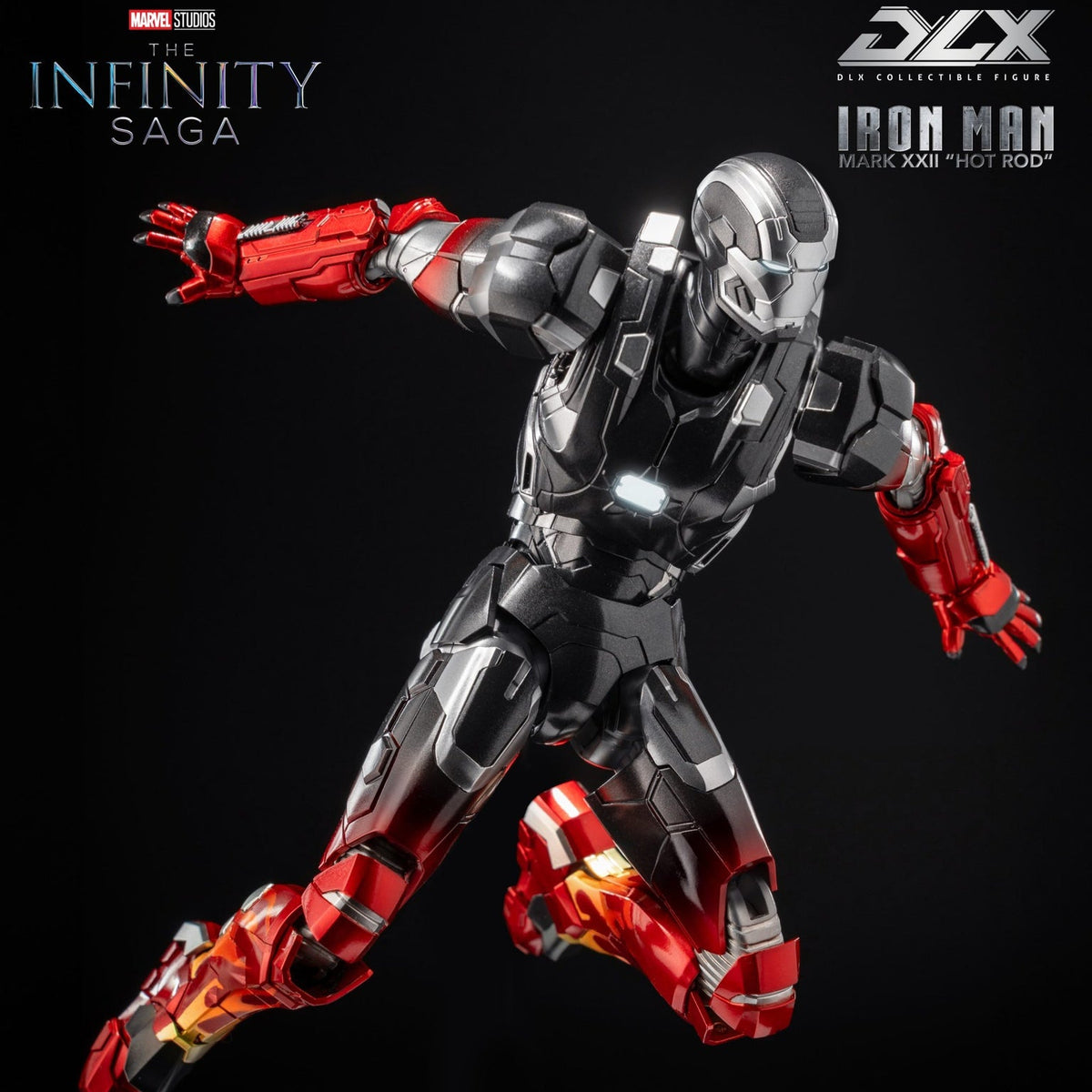 The Infinity Saga DLX Iron Man Mark 22 “Hot Rod” Three Zero