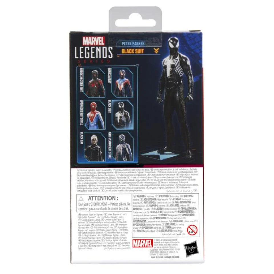 Gamerverse Peter Parker (Black Suit) Marvel Legends