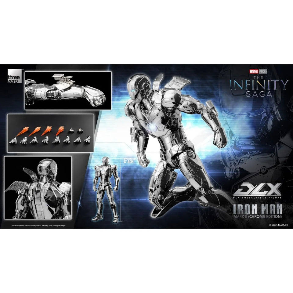 [Preventa] The Infinity Saga Iron Man Mark 2 Chrome Edition DLX Action Figure