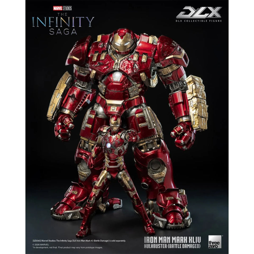 [Preventa]  Marvel Studios: The Infinity Saga Iron Man Mark 44 Hulkbuster Battle Damaged DLX Threezero