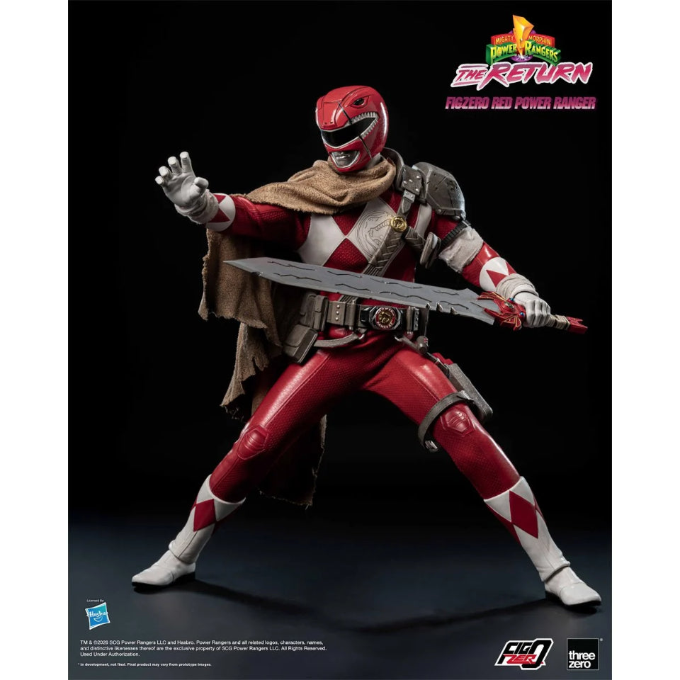 [Preventa]  Mighty Morphin Power Rangers: The Return FigZero Red Ranger FigZero Threezero