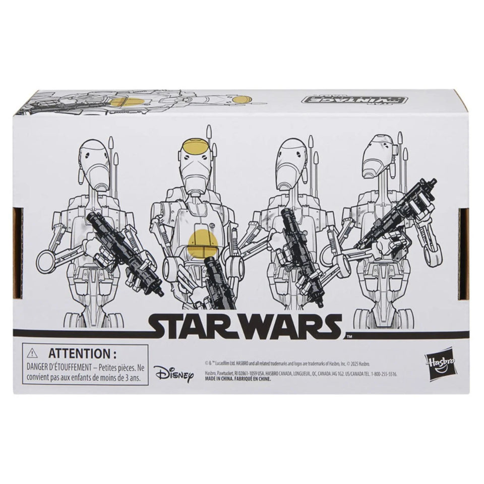 [Preventa] Star Wars The Vintage Collection Battle Droid 3 3/4-Inch Action Figures 4-Pack