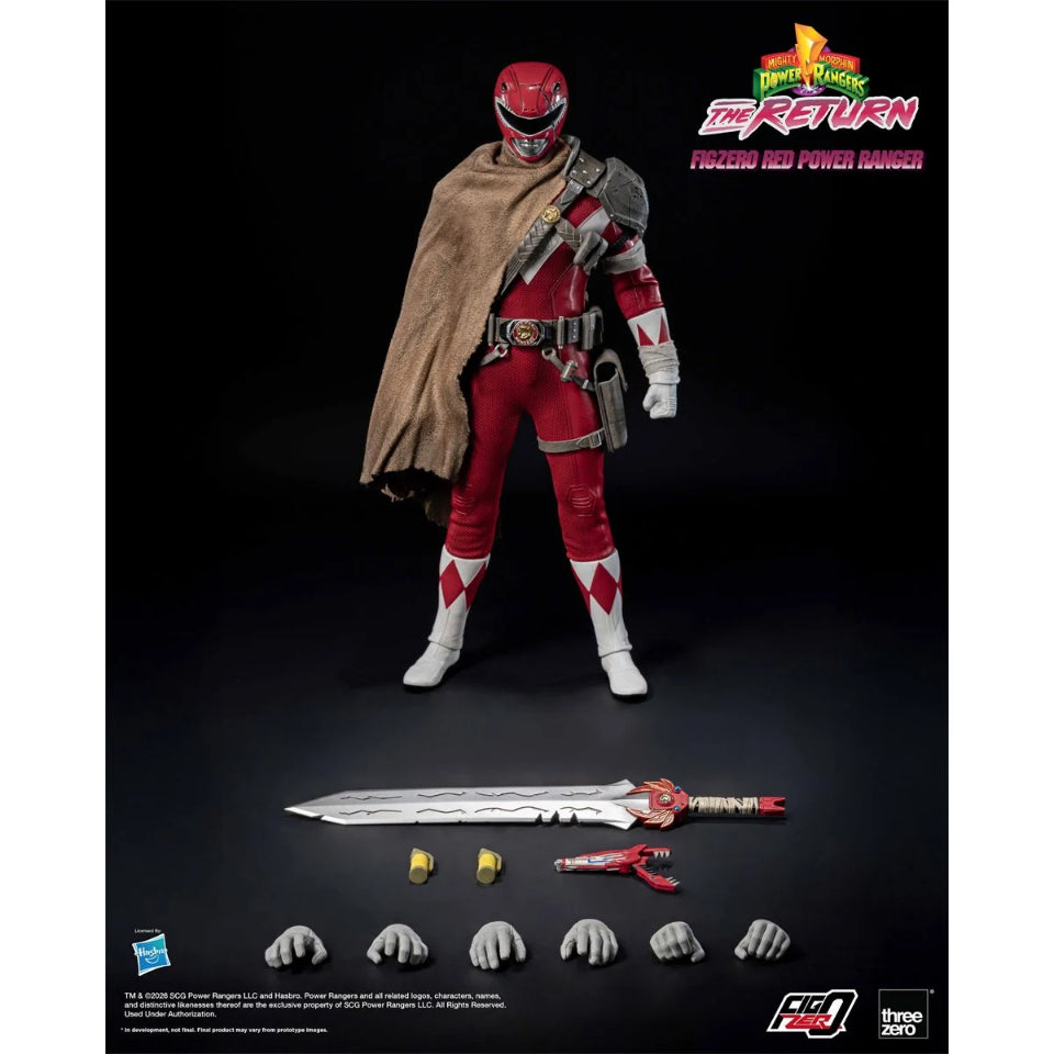 [Preventa]  Mighty Morphin Power Rangers: The Return FigZero Red Ranger FigZero Threezero