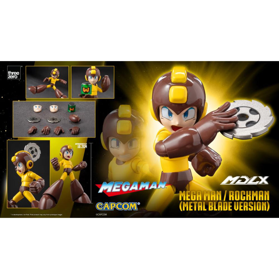[Preventa] Mega Man MDLX Mega Man Metal Blade Version Action Figure THREE ZERO