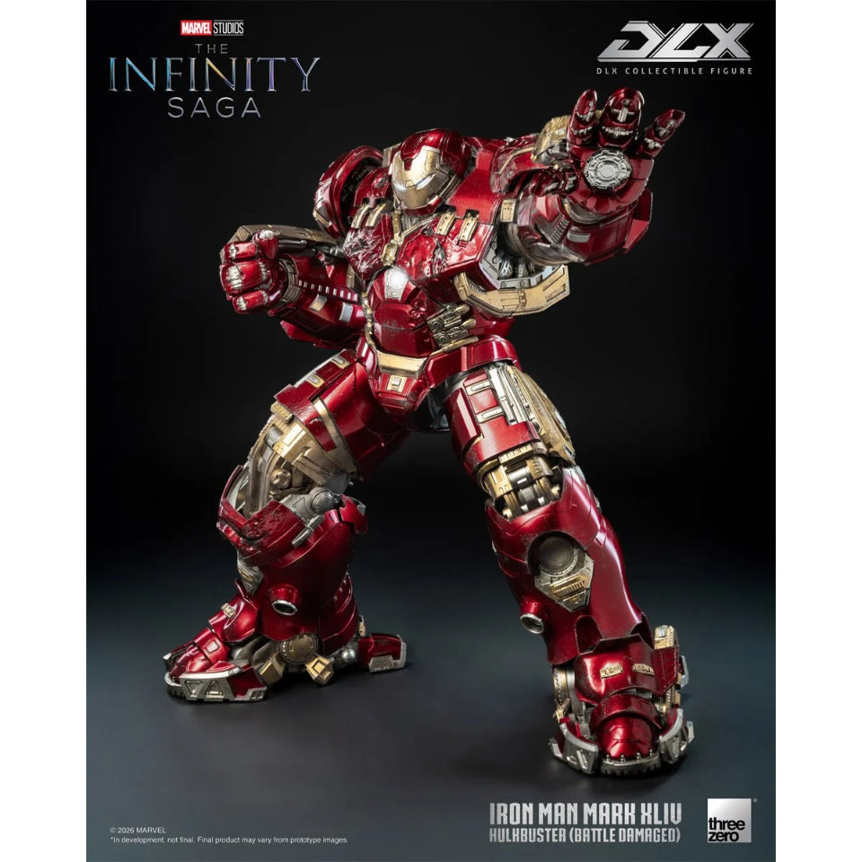 [Preventa]  Marvel Studios: The Infinity Saga Iron Man Mark 44 Hulkbuster Battle Damaged DLX Threezero