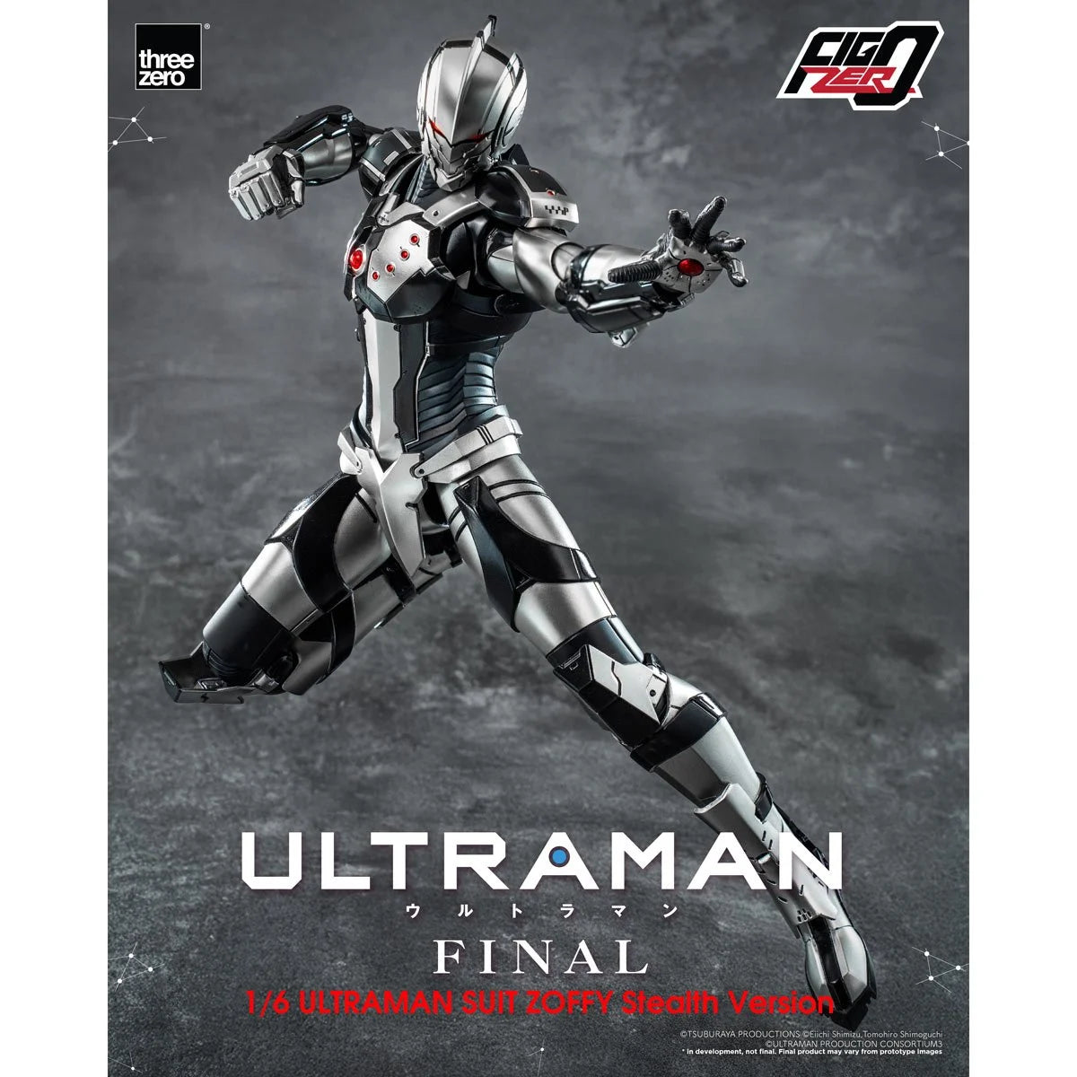 [Preventa ] Ultraman Final Season Ultraman Suit Zoffy Stealth Version 1:6 Threezero