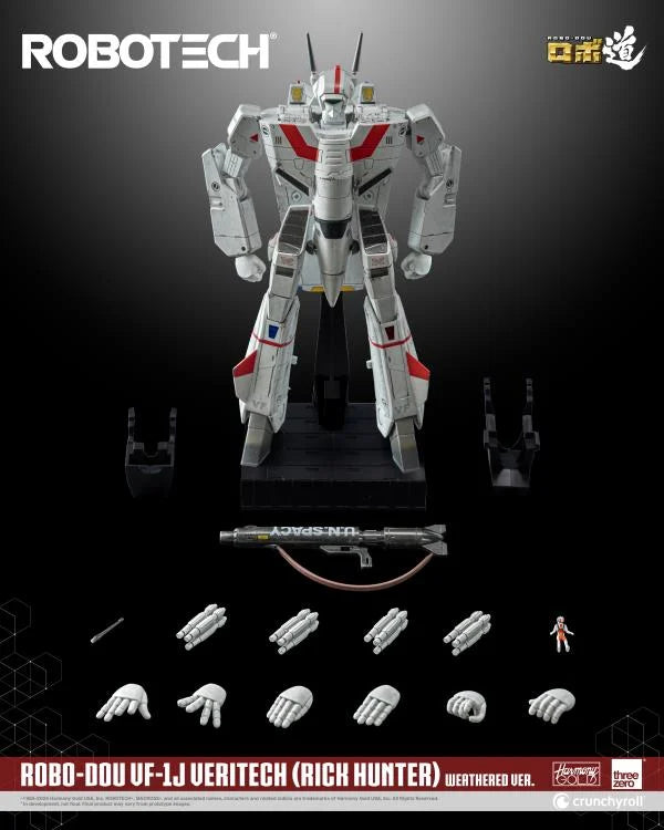 Robotech ROBO-DOU VF-1J Veritech (Rick Hunter Weathered Ver.) Exclusive Edition Three Zero