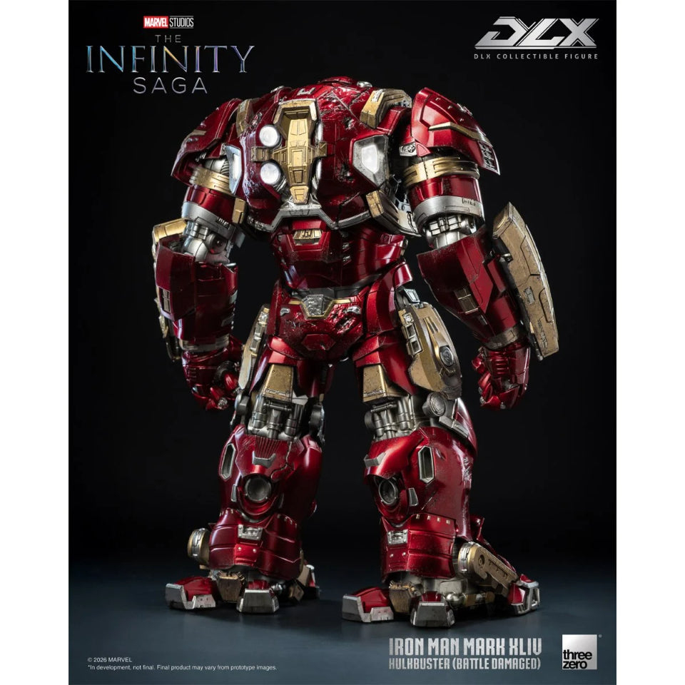 [Preventa]  Marvel Studios: The Infinity Saga Iron Man Mark 44 Hulkbuster Battle Damaged DLX Threezero