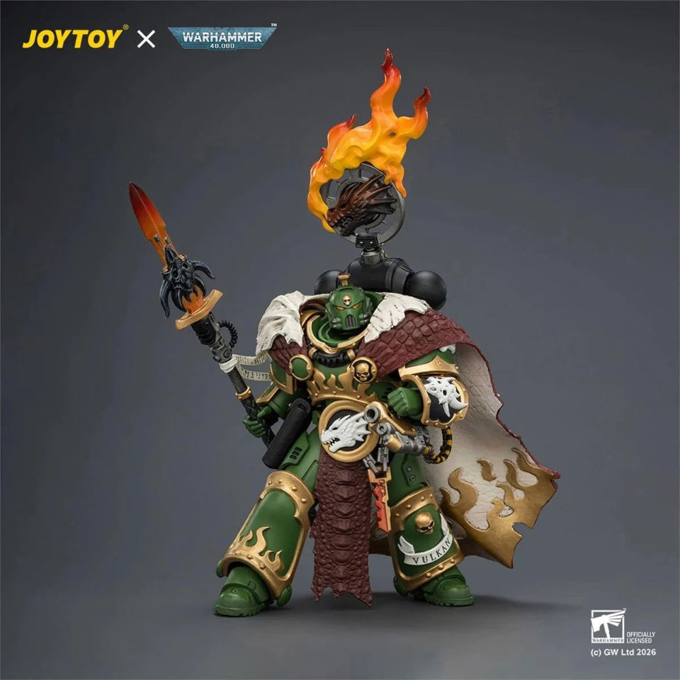 [Preventa] Joy Toy Warhammer 40,000 Salamanders Vulkan He'stan the Forgefather 1:18 Scale Figure