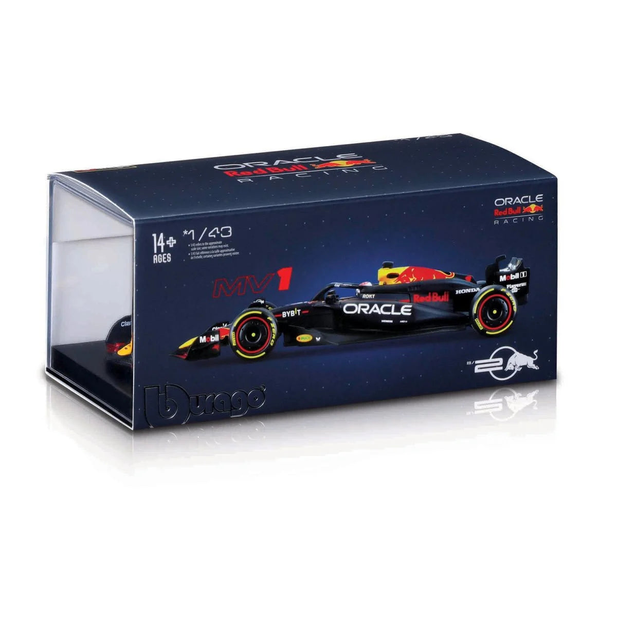 Formula 1 Oracle Red Bull RB20 Max Verstappen #1 with Helmet (2024) Die-Cast Metal 1:43 1:43 Bburago