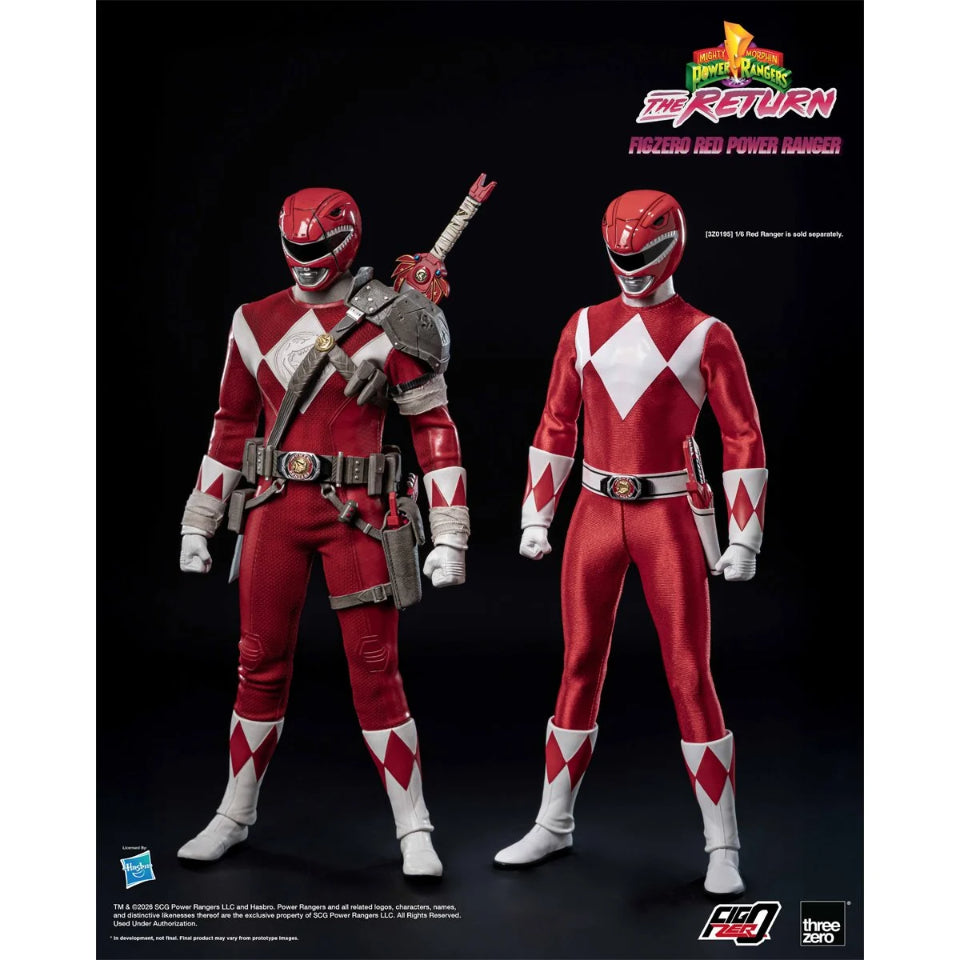 [Preventa]  Mighty Morphin Power Rangers: The Return FigZero Red Ranger FigZero Threezero