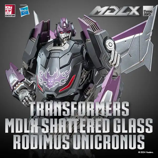 Transformers Shattered Glass Rodimus Unicronus MDLX THREE ZERO