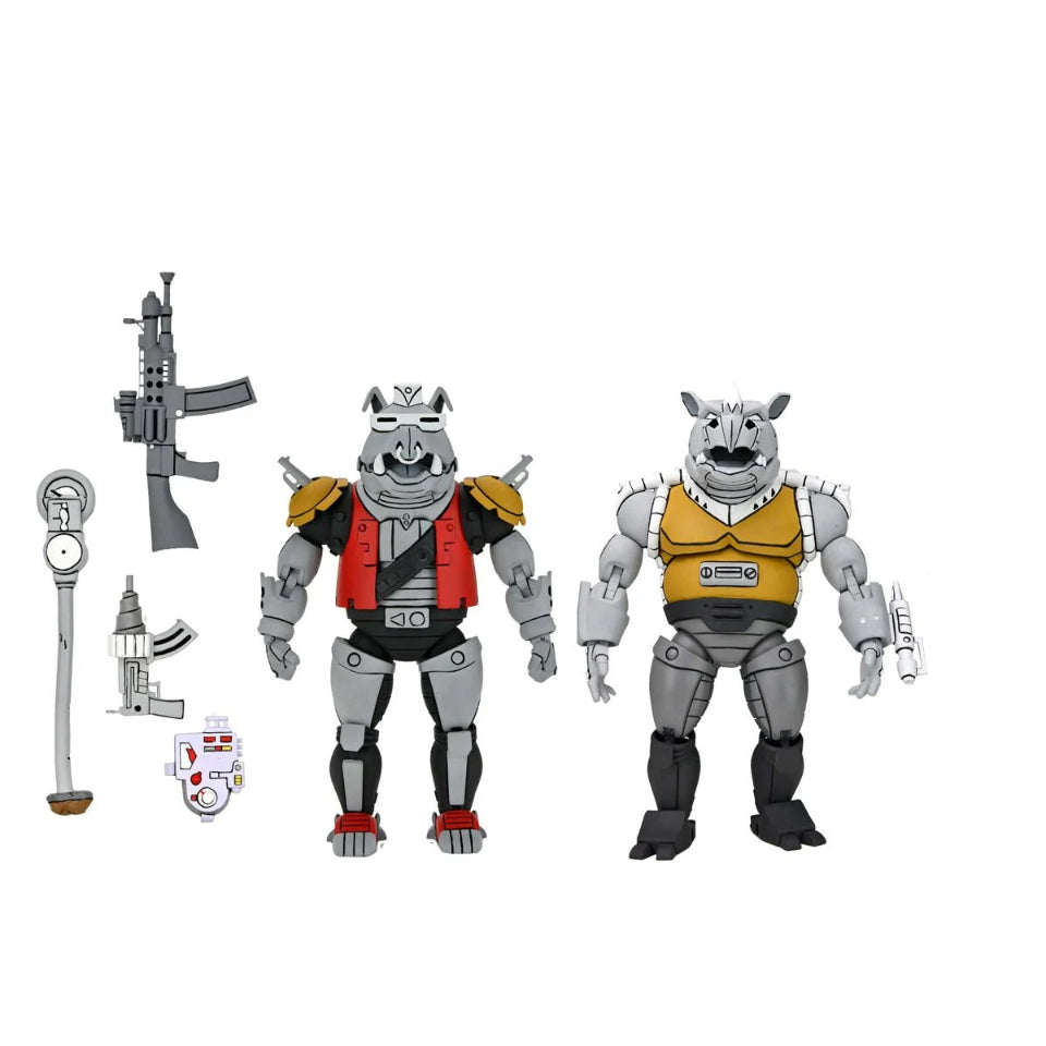 [Preventa] Teenage Mutant Ninja Turtles (1987 Cartoon) Ultimate Super Bebop and Mighty Rocksteady Neca