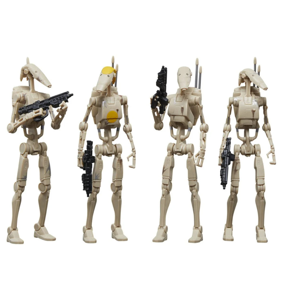 [Preventa] Star Wars The Vintage Collection Battle Droid 3 3/4-Inch Action Figures 4-Pack
